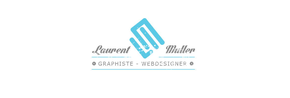 logo Laurent Muller, Graphiste - webdesigner freelance